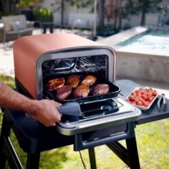 Ninja - Woodfire 8-in-1 Outdoor Oven, 700°F High Heat Roaster, Pizza Oven, BBQ Smoker With Woodfire Technology - Terracotta Red 16 Ninja - Woodfire 8-in-1 Outdoor Oven, 700°F High Heat Roaster, Pizza Oven, BBQ Smoker With Woodfire Technology - Terracotta Red -Blender Spark Deals Store 862f9b69 d79f 58d8 8dae a2faf1c50a37
