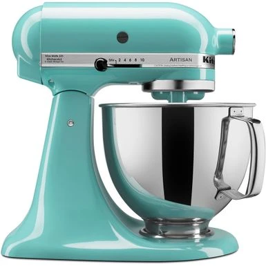 KitchenAid Artisan Series 325-Watt Tilt-Back Head Stand Mixer In Aqua Sky 1 KitchenAid Artisan Series 325-Watt Tilt-Back Head Stand Mixer In Aqua Sky