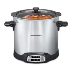 Hamilton Beach - 10qt Sear & Cook Stockpot Slow Cooker Silver