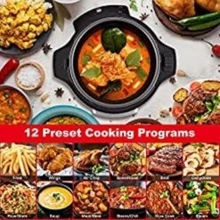 Galanz 12-in-1 Electric Pressure Cooker & Air Fryer With 12 Preset Programs Including Slow Cook, AirFry, Dehydrate, Rice, Grill, Roast, Steam, Beans, Stew, Warm, 6 Qt, 1000W/1500W, Stainless Steel -Blender Spark Deals Store 871656f8 5cc0 4eb8 a890 d67c69f3a41a