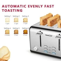 Toaster 4 Slice, Stainless Steel Slot Toaster With Dual Control Panels - Stainless Steel 9 Toaster 4 Slice, Stainless Steel Slot Toaster With Dual Control Panels - Stainless Steel -Blender Spark Deals Store 8b16bb84 978a 49fa 8978 95ae1cf9bfc5