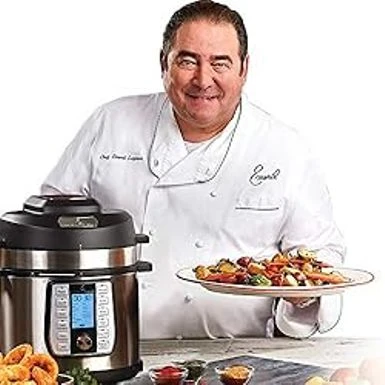 Emeril Everyday Pressure Air Fryer, Stainless Steel, 8 Qt With 5 Pc Accessory Pack, Silver 6 Emeril Everyday Pressure Air Fryer, Stainless Steel, 8 Qt With 5 Pc Accessory Pack, Silver - Image 6