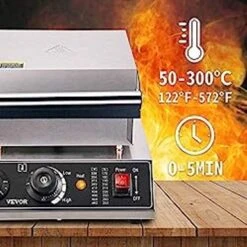 VEVOR Mini Dutch Pancake Maker, 1.7-Inch Diameter Mini Pancake Poffertjes Machine Electric Poffertjes For 25PCs Round Pancakes, 850W Commercial Pancake Maker, 50-300 Poffertjes Maker, Stainless Steel -Blender Spark Deals Store 8c0ed3e6 b65a 4a45 8221 ca2699048658