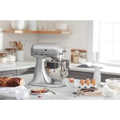 KitchenAid - Artisan Series 5 Quart Tilt-Head Stand Mixer - KSM150PSMC - Metallic Chrome 3 KitchenAid - Artisan Series 5 Quart Tilt-Head Stand Mixer - KSM150PSMC - Metallic Chrome - Image 3