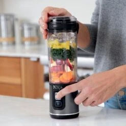 Ninja - Blast 18 Oz. Portable Blender - Black -Blender Spark Deals Store 8e1499a7 e82f 5f76 8262 039170f231ed