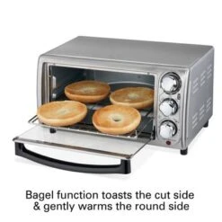 Hamilton Beach 4 Slice Toaster Oven - Stainless Steel -Blender Spark Deals Store 90ae3ae0 8e03 4c5f b493 2a5efcf3fb4d
