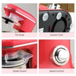 HOMCOM Stand Mixer With Splash Guard, Electric Hand Mixer Set With 6 Qt. Large Mixing Bowl - 14.5" X 9" X 14.5" - White 26 HOMCOM Stand Mixer With Splash Guard, Electric Hand Mixer Set With 6 Qt. Large Mixing Bowl - 14.5" X 9" X 14.5" - White -Blender Spark Deals Store 90ae8d76 d3f1 4759 b5a4 1db163450593