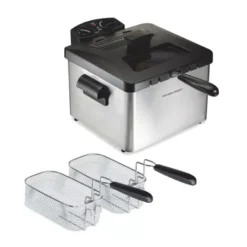 Hamilton Beach - Professional-Style Deep Fryer W/ Double Basket 20 Hamilton Beach - Professional-Style Deep Fryer W/ Double Basket -Blender Spark Deals Store 91352401 d035 4374 8246 d01ddda64af9