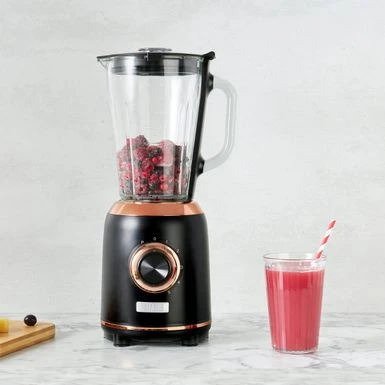 Haden Heritage 56 Ounce 5-Speed Retro Blender With Glass Jar - Black / Copper 6 Haden Heritage 56 Ounce 5-Speed Retro Blender With Glass Jar - Black / Copper - Image 6