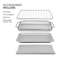 Elite Gourmet - 10L Digital Air Fryer Oven, 7 Preset Functions - Silver 13 Elite Gourmet - 10L Digital Air Fryer Oven, 7 Preset Functions - Silver -Blender Spark Deals Store 983fce5b 0a4b 50eb 81b3 ce37df794249