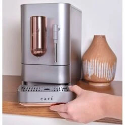 Café - Affetto Automatic Espresso Machine With 20 Bars Of Pressure, Milk Frother, And Built-In Wi-Fi - Steel Silver 30 Café - Affetto Automatic Espresso Machine With 20 Bars Of Pressure, Milk Frother, And Built-In Wi-Fi - Steel Silver -Blender Spark Deals Store 9bed0334 8fda 5160 a41a 32ed1aa1340f