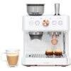 Café - Bellissimo Semi-Automatic Espresso Machine With 15 Bars Of Pressure, Milk Frother, And Built-In Wi-Fi - Matte White