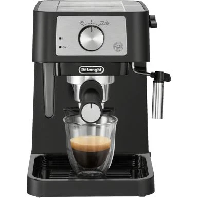 DeLonghi De'Longhi - Stilosa 15 Bar Pump Espresso Machine - Black And Stainless 2 DeLonghi De'Longhi - Stilosa 15 Bar Pump Espresso Machine - Black And Stainless - Image 2