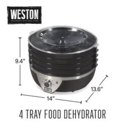 Weston 4 Tray Food Dehydrator - Black 15 Weston 4 Tray Food Dehydrator - Black -Blender Spark Deals Store 9fb256d7 ad50 4e71 8816 8ea324dc92ad