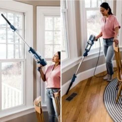 Shark - Stratos UltraLight Corded Stick Vacuum With DuoClean PowerFins HairPro, Self-Cleaning Brushroll, Odor Neutralizer - Navy 25 Shark - Stratos UltraLight Corded Stick Vacuum With DuoClean PowerFins HairPro, Self-Cleaning Brushroll, Odor Neutralizer - Navy -Blender Spark Deals Store 9fe5b647 d024 55b8 a5c1 222d71a121d4