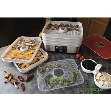 Hamilton Beach Food Dehydrator - White - White 5 Hamilton Beach Food Dehydrator - White - White - Image 5