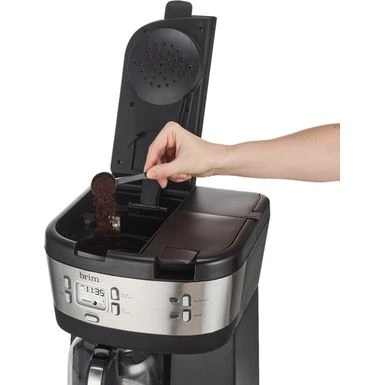 Brim - Triple Brew 12-Cup Coffee Maker - Stainless Steel/Black 4 Brim - Triple Brew 12-Cup Coffee Maker - Stainless Steel/Black - Image 4