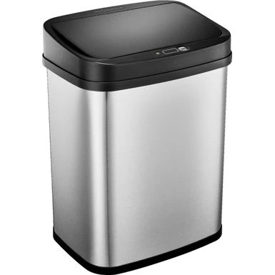 Insignia™ - 3 Gal. Automatic Trash Can - Stainless Steel 2 Insignia™ - 3 Gal. Automatic Trash Can - Stainless Steel - Image 2