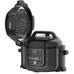 Ninja - Foodi Pressure Cooker With TenderCrisp & Dehydrate - Black/Gray