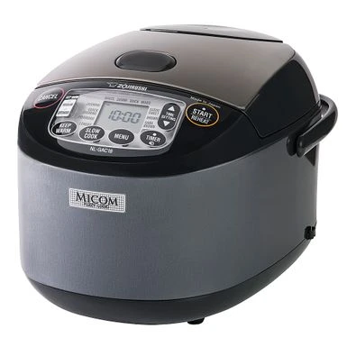 Zojirushi - 10 Cup Umami Micom Rice Cooker & Warmer - Metallic Black 1 Zojirushi - 10 Cup Umami Micom Rice Cooker & Warmer - Metallic Black