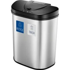 Insignia™ - 18 Gal. Automatic Trash Can With Recycle And Waste Divider - Stainless Steel 16 Insignia™ - 18 Gal. Automatic Trash Can With Recycle And Waste Divider - Stainless Steel -Blender Spark Deals Store a39b4aeb 9235 5cd0 ba70 c838b973c41d