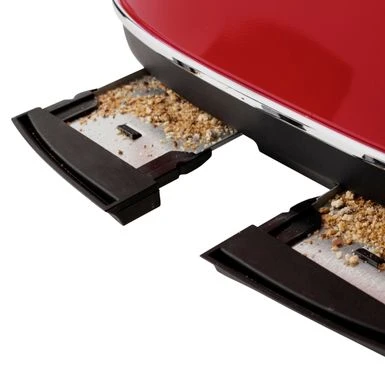 Haden Dorset Stainless Steel 4-Slice Toaster - Rectory Red 8 Haden Dorset Stainless Steel 4-Slice Toaster - Rectory Red - Image 8