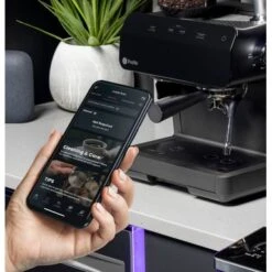 GE Profile - Semi-Automatic Espresso Machine With 15 Bars Of Pressure, Milk Frother, And Built-In Wi-Fi - Black -Blender Spark Deals Store a58ddd54 d046 50e7 9c67 4a8a157c153d