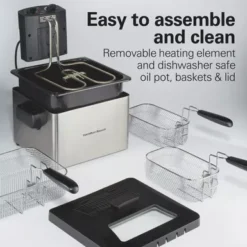 Hamilton Beach - Professional-Style Deep Fryer W/ Double Basket 32 Hamilton Beach - Professional-Style Deep Fryer W/ Double Basket -Blender Spark Deals Store a8394943 15b7 495e 8420 5eda36d1cac5