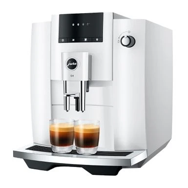 Jura E4 Piano White Automatic Coffee & Espresso Machine 1 Jura E4 Piano White Automatic Coffee & Espresso Machine