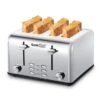 4-slice Stainless Steel Toaster - Silver