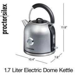 Proctor Silex 1.7 Liter Electric Dome Kettle - Silver 15 Proctor Silex 1.7 Liter Electric Dome Kettle - Silver -Blender Spark Deals Store abc58cd4 2e49 4b81 9270 63c375de0d48