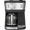 Brim - Triple Brew 12-Cup Coffee Maker - Stainless Steel/Black