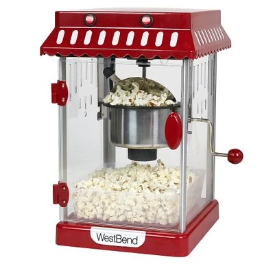 WestBend - 2.5-Ounce Popcorn Cart Popcorn Popper Machine - Red 14 WestBend - 2.5-Ounce Popcorn Cart Popcorn Popper Machine - Red - Image 14