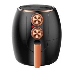 Brentwood 3.2 Quart Electric Air Fryer In Black And Bronze - Bronze