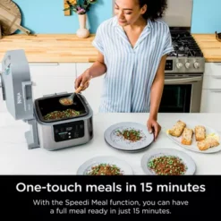 Ninja - Speedi Air Fryer & Rapid Cooker, 6-Qt. Capacity, 12-in-1 Functionality, 15-Minute Meals - Sea Salt Gray 38 Ninja - Speedi Air Fryer & Rapid Cooker, 6-Qt. Capacity, 12-in-1 Functionality, 15-Minute Meals - Sea Salt Gray -Blender Spark Deals Store ae149176 31ce 4b9f a9de 4d0034a52697