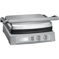 Cuisinart - Griddler Deluxe Electric Griddle - Stainless Steel