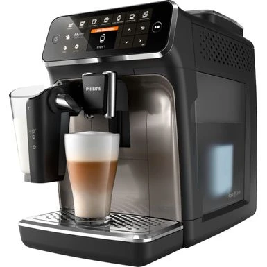 Philips 4300 Series Fully Automatic Espresso Machine With LatteGo Milk Frother, 8 Coffee Varieties - Black 2 Philips 4300 Series Fully Automatic Espresso Machine With LatteGo Milk Frother, 8 Coffee Varieties - Black - Image 2