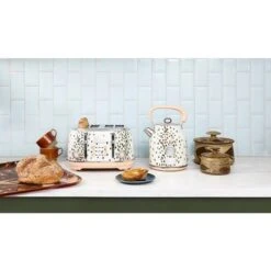 Haden Margate Poodle And Blonde 1.7 Liter Cordless, Electric Kettle With Auto-Shut-Off - White / Brown -Blender Spark Deals Store b31839a5 41a5 4784 abc7 847309d6c437