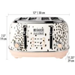 Haden Margate Poodle And Blonde 4-Slice, Wide Slot Toaster - White / Brown 17 Haden Margate Poodle And Blonde 4-Slice, Wide Slot Toaster - White / Brown -Blender Spark Deals Store b3fe4e18 4d6b 4bae b90c e5d5195b5369