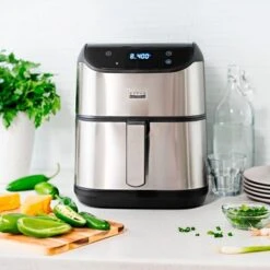 Bella Pro Series - 6-qt. Digital Air Fryer With Stainless Finish - Stainless Steel -Blender Spark Deals Store b63179bd 87b2 5de9 998b 90e39223b597