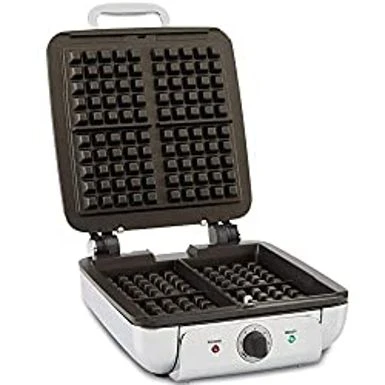 All-Clad Gourmet WD822D51 Waffle Maker, 4 Slice, Silver 2 All-Clad Gourmet WD822D51 Waffle Maker, 4 Slice, Silver - Image 2
