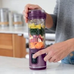 Ninja - Blast 18 Oz. Portable Blender - Passion Fruit Purple -Blender Spark Deals Store bd5b5923 96a8 53fa aee6 13f9cb34dca5
