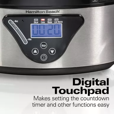 Hamilton Beach - 5.5qt Digital Food Steamer 3 Hamilton Beach - 5.5qt Digital Food Steamer - Image 3