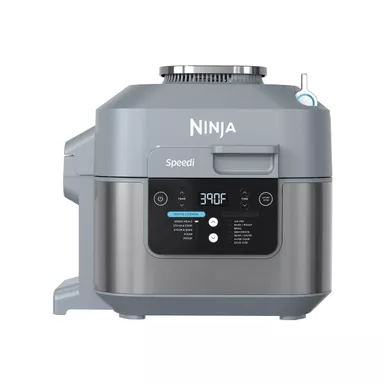 Ninja - Speedi Air Fryer & Rapid Cooker, 6-Qt. Capacity, 12-in-1 Functionality, 15-Minute Meals - Sea Salt Gray 13 Ninja - Speedi Air Fryer & Rapid Cooker, 6-Qt. Capacity, 12-in-1 Functionality, 15-Minute Meals - Sea Salt Gray - Image 13