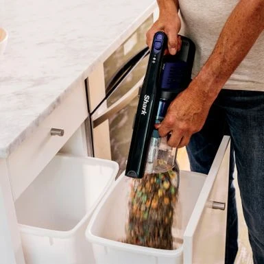 Shark - Pet Cordless Stick Vacuum With XL Dust Cup, LED Headlights - Blue Iris 5 Shark - Pet Cordless Stick Vacuum With XL Dust Cup, LED Headlights - Blue Iris - Image 5