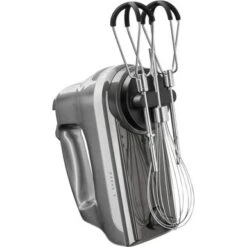 KitchenAid - 6 Speed Hand Mixer With Flex Edge Beaters - KHM6118 - Contour Silver -Blender Spark Deals Store c6a786af fe17 5c18 8399 c0dc1246bb3f