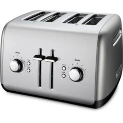 KitchenAid 4-Slice Toaster With Illuminated Buttons In Contour Silver
