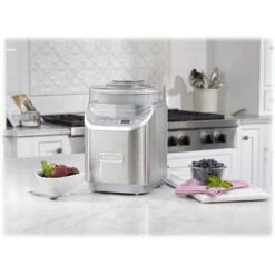 Cuisinart - Cool Creations 2-Quart Ice Cream Maker - Brushed Chrome 16 Cuisinart - Cool Creations 2-Quart Ice Cream Maker - Brushed Chrome -Blender Spark Deals Store cbcb8e52 8a50 58dd 9523 9d2dcb4a13ac