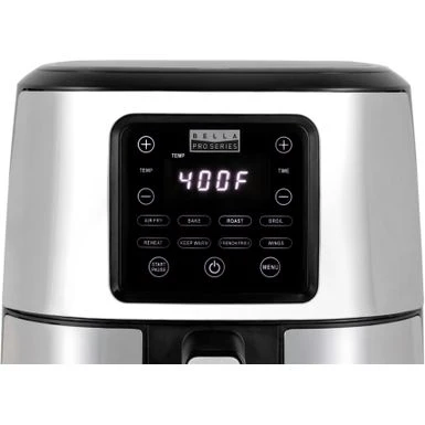 Bella Pro Series - 4.2-qt. Digital Air Fryer - Stainless Steel Finish 6 Bella Pro Series - 4.2-qt. Digital Air Fryer - Stainless Steel Finish - Image 6