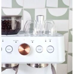 Café - Bellissimo Semi-Automatic Espresso Machine With 15 Bars Of Pressure, Milk Frother, And Built-In Wi-Fi - Matte White -Blender Spark Deals Store cccf0637 613c 58d4 a30a 5b8aa4fad365